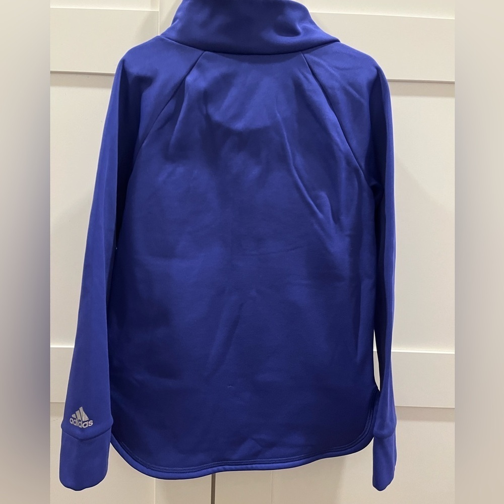 Girls cowl neck adidas pullover in 6x - Picture 6 of 8